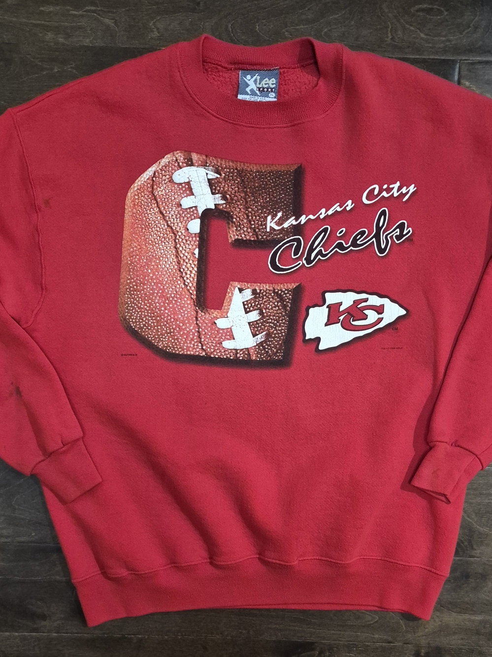 Vintage Kansas City Chiefs Graphic Sweatshirt Crewneck Big C